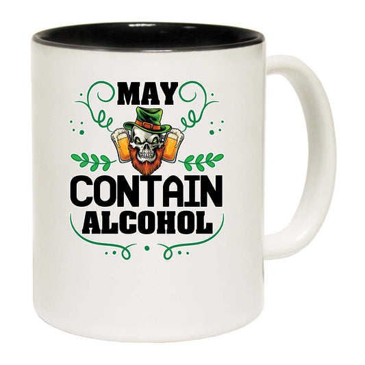 May Contain Alcohol Irish St Patricks Day Ireland - Funny Coffee Mug