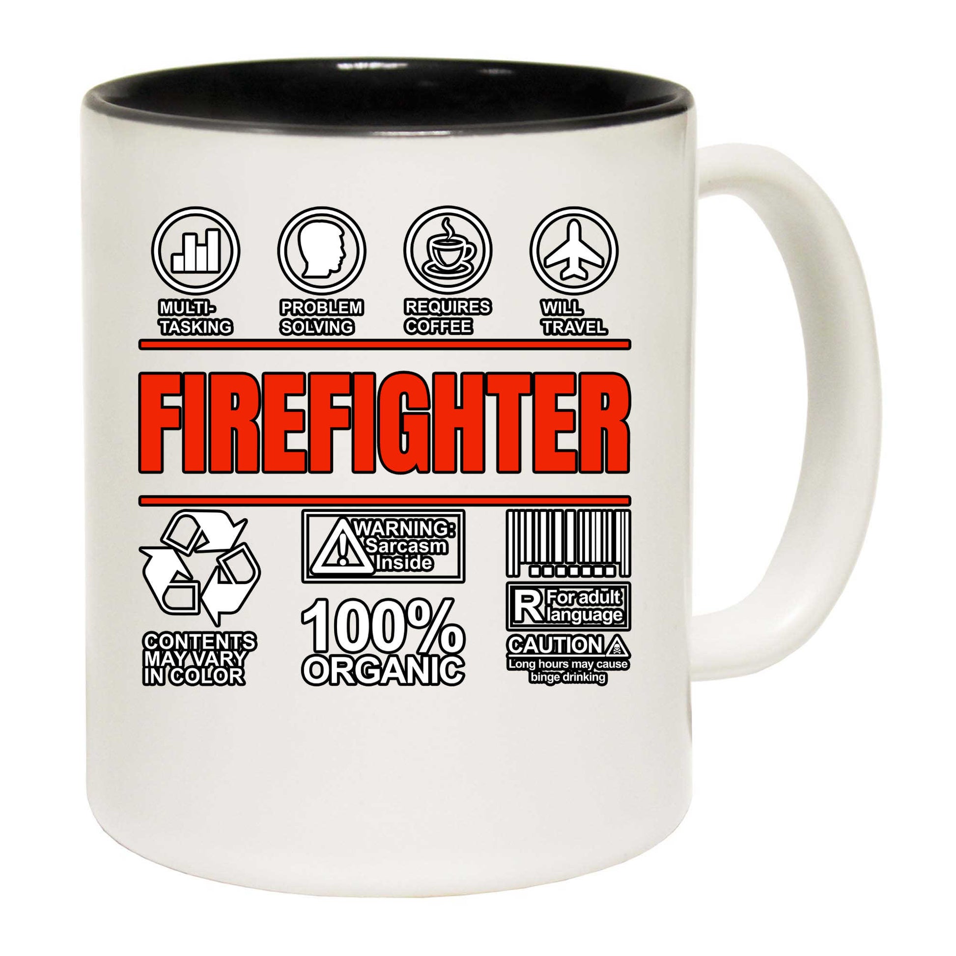 Firefighter  Sarcastic Humour - Funny Coffee Mug