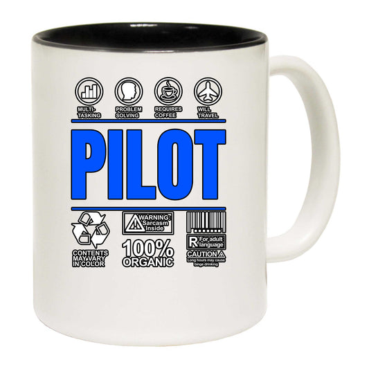 Pilot Sarcastic Humour Plane Pilots - Funny Coffee Mug