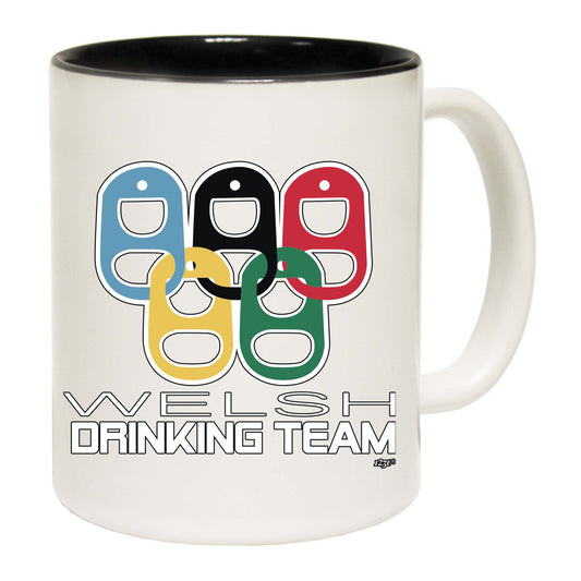 Welsh Drinking Team Rings - Funny Coffee Mug