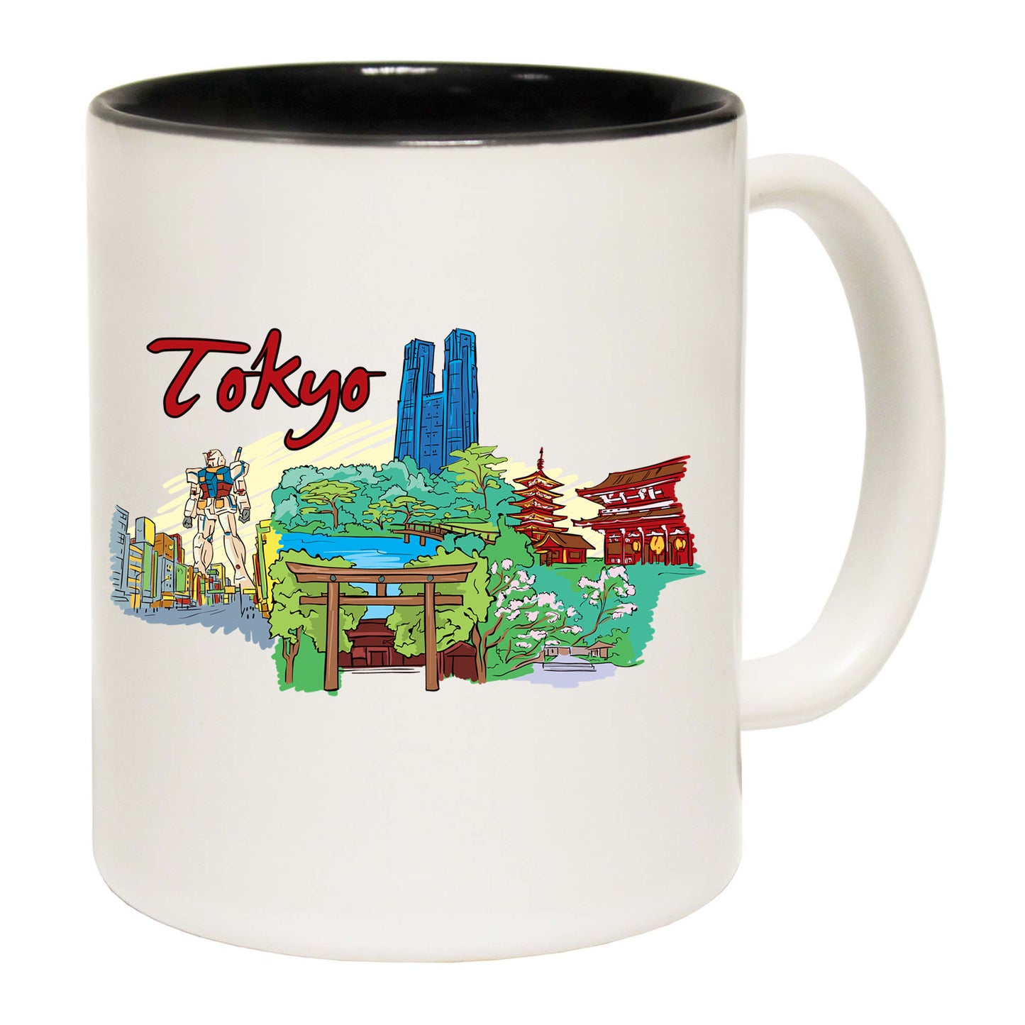 Tokyo Japan Country Flag Destination - Funny Coffee Mug