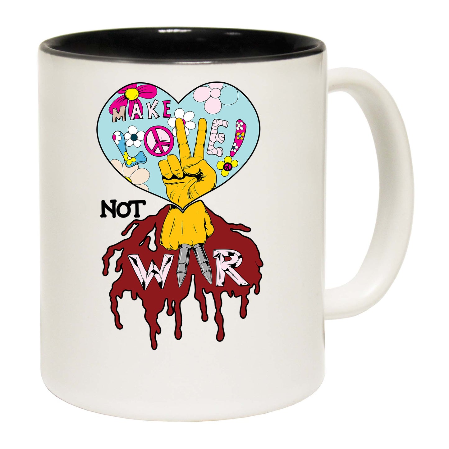 Make Love Not War - Funny Coffee Mug