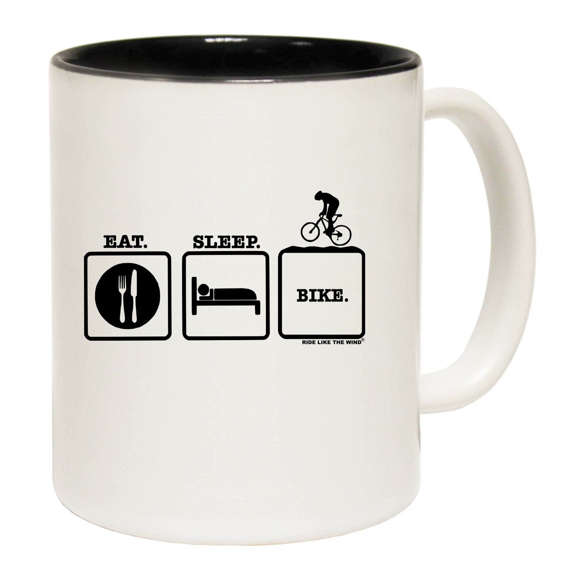 Rltw Eat Sleep Bike - Funny Coffee Mug