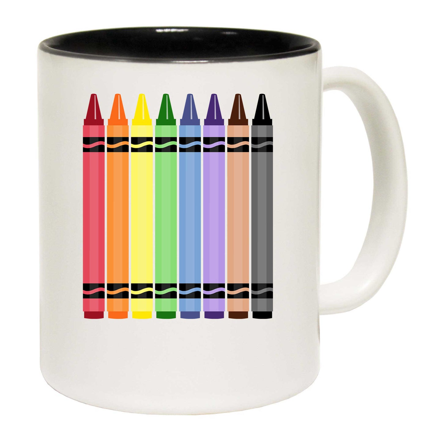 World Book Day Crayon V2 School Teacher - Funny Coffee Mug