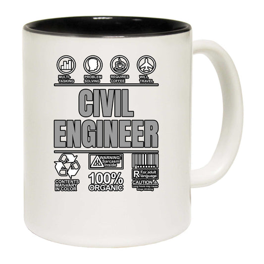 Civil Engineer Sarcastic Humour - Funny Coffee Mug