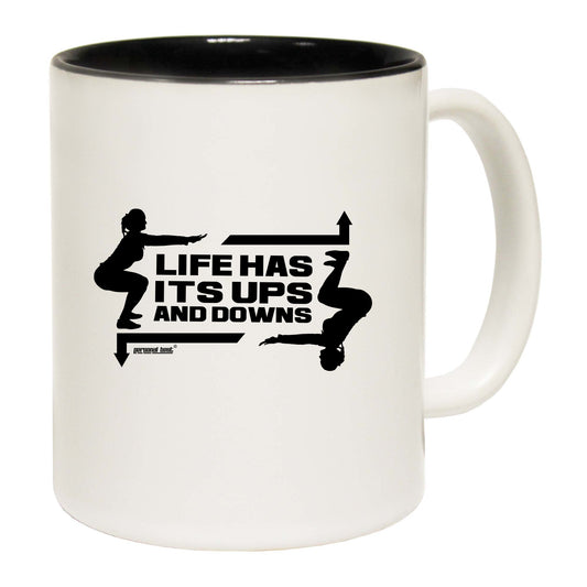 Pb Life Has Its Ups And Downs - Funny Coffee Mug