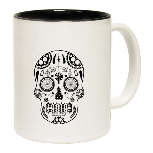 Rltw Candy Skull Bike Parts - Funny Coffee Mug