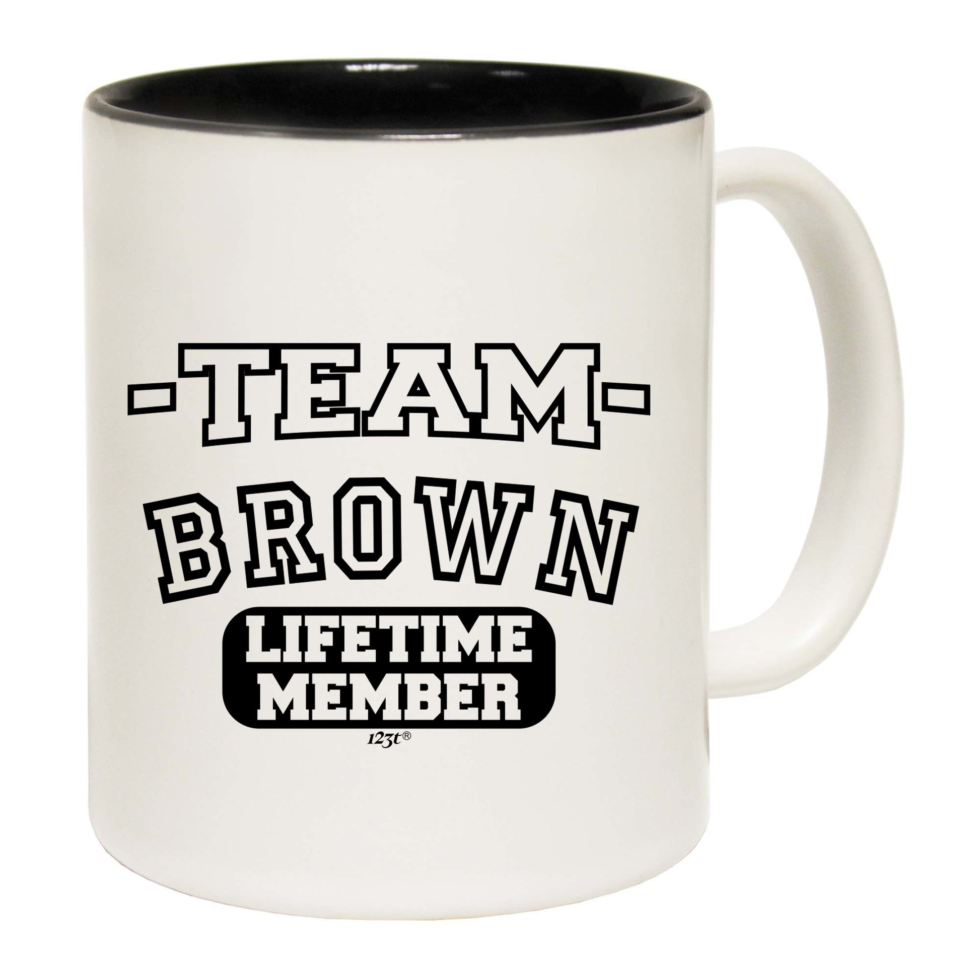 Brown V2 Team Lifetime Member - Funny Coffee Mug