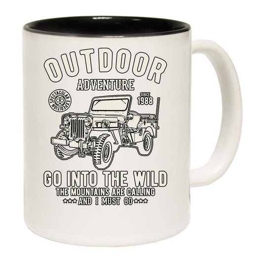 Outdoor Adventure Go Into The Wild Offroad 4X4 Car - Funny Coffee Mug