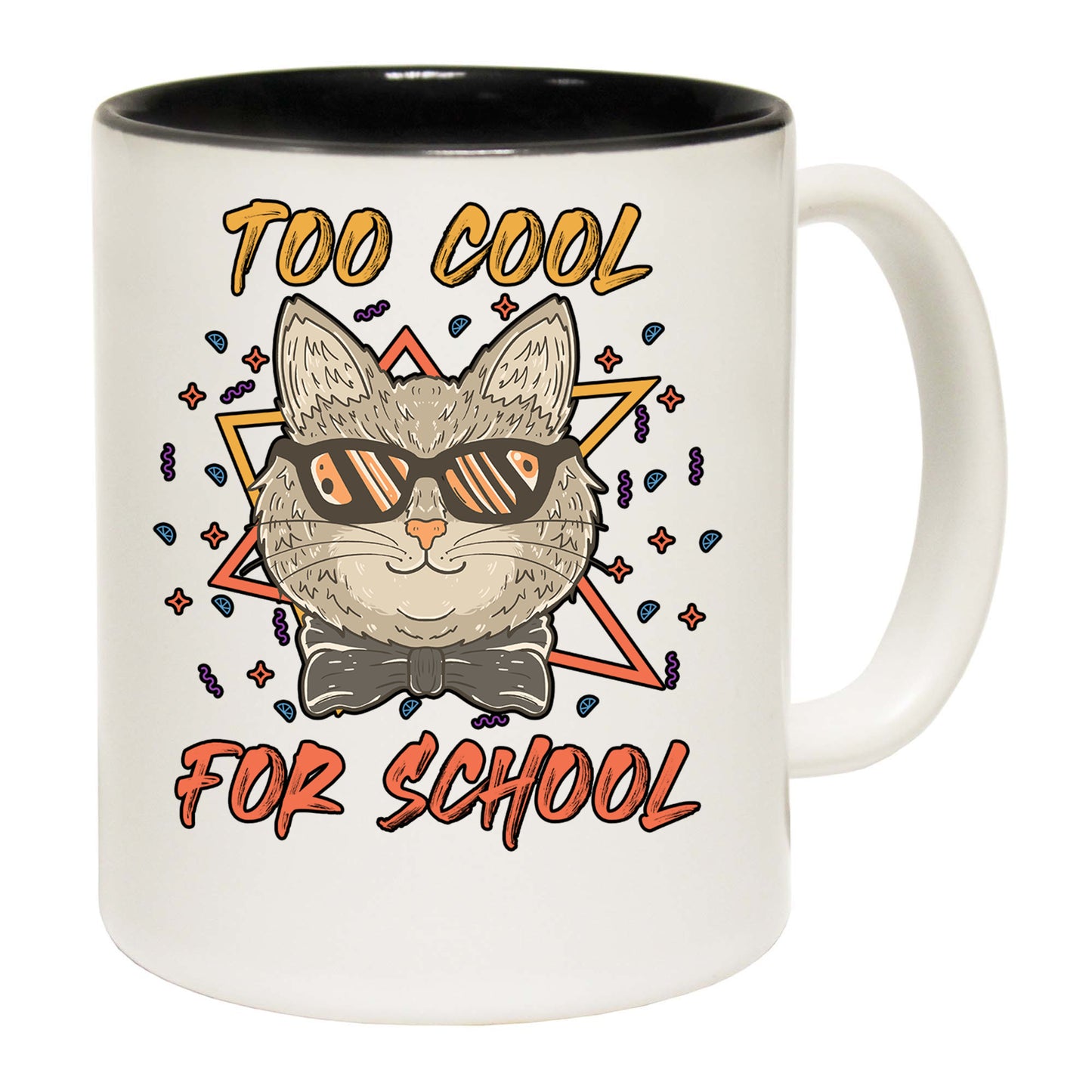 Too Cool For School Cat Kitten Pussy Cats - Funny Coffee Mug