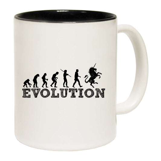 Evolution Unicorn - Funny Coffee Mug