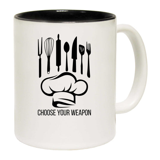 Choose Your Weapon Chef Cooking V2 - Funny Coffee Mug