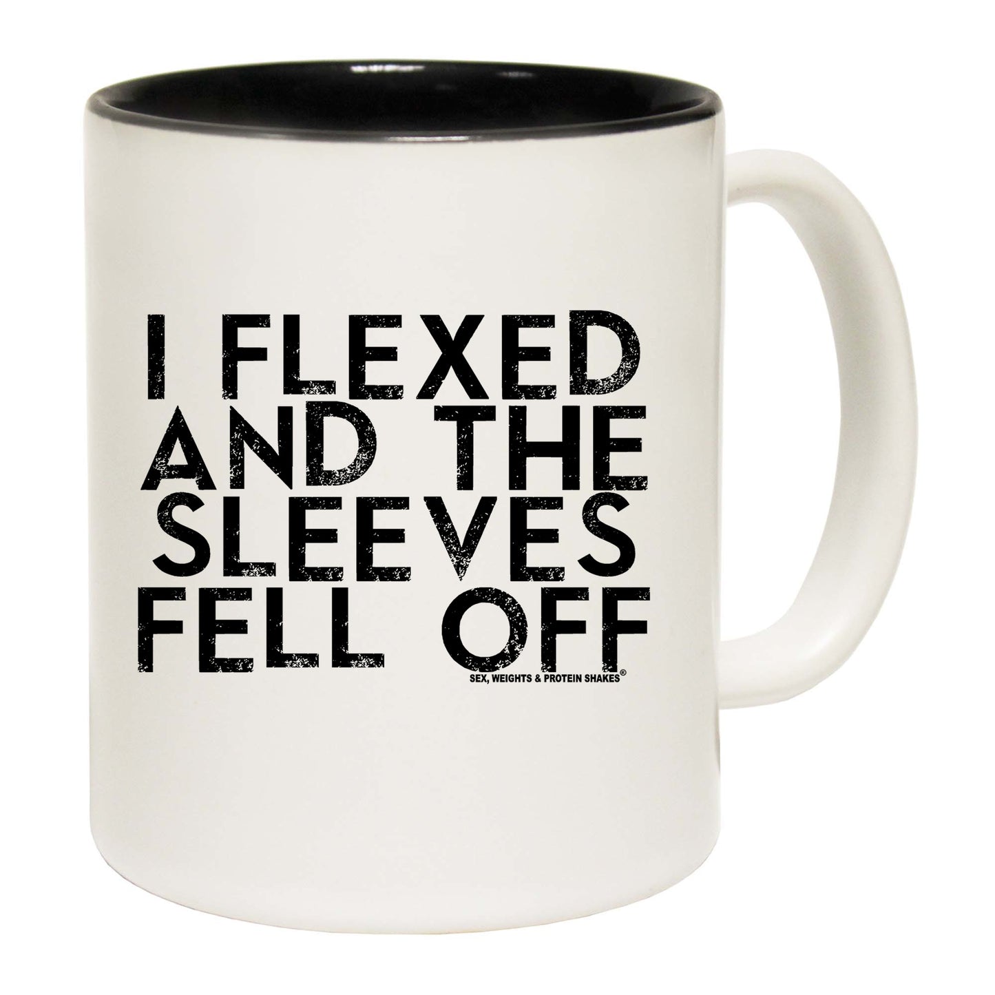 Gym I Flexed And The Sleeves Fell Off - Funny Coffee Mug