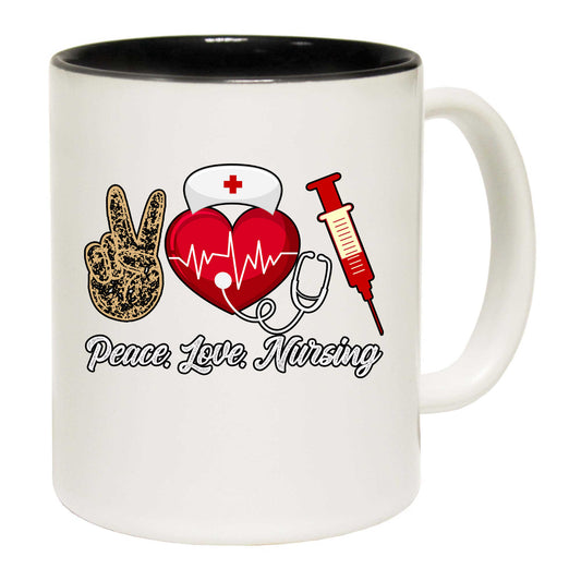 Peace Love Nursing Nurse Life - Funny Coffee Mug