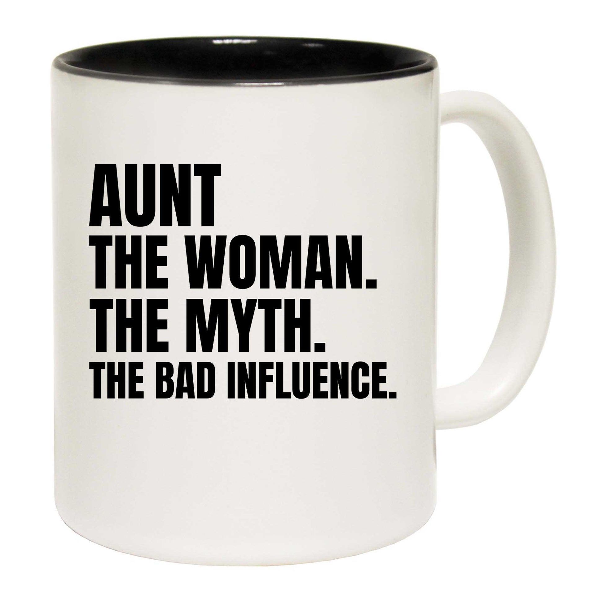 Aunt The Women The Myth White Mothers Day - Funny Coffee Mug