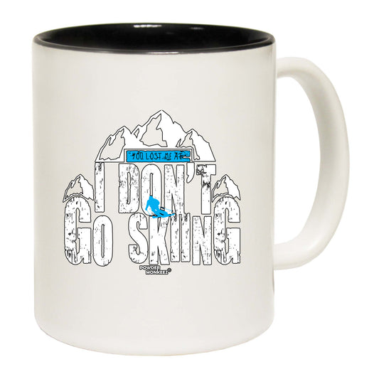 Pm You Lost Me At I Dont Go Skiing - Funny Coffee Mug