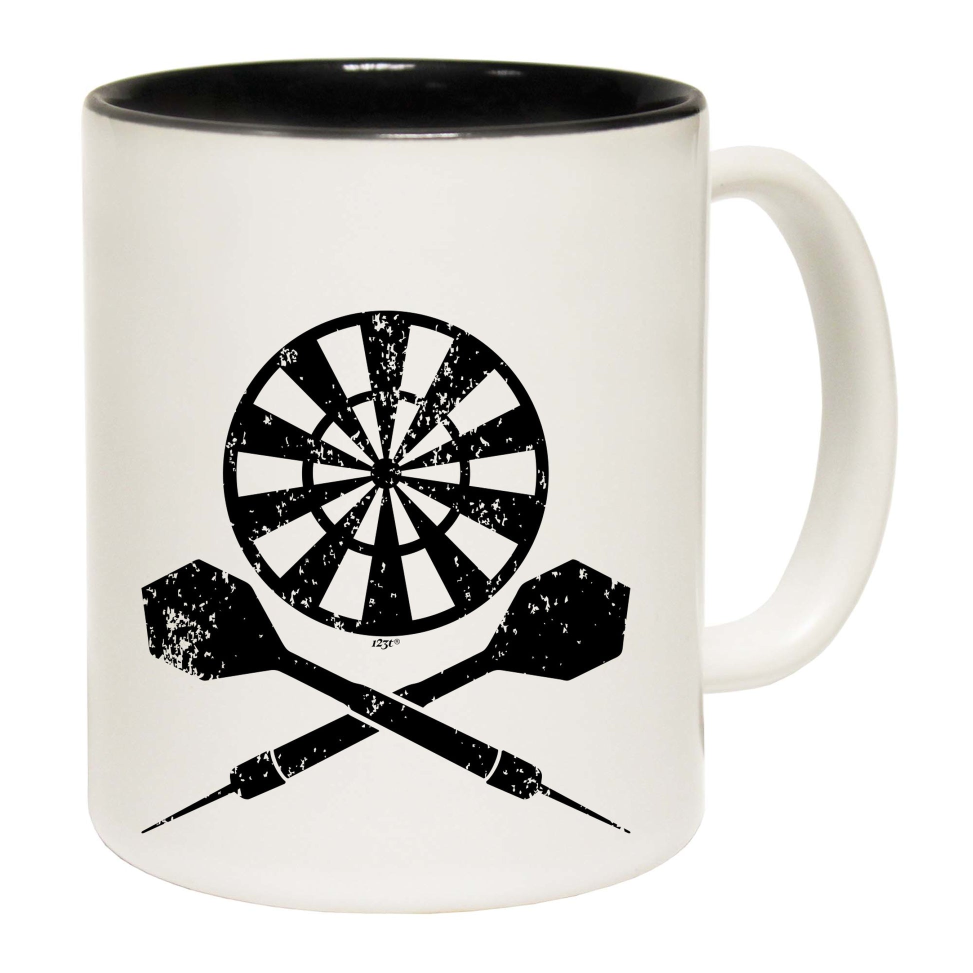 Darts Crossbones - Funny Coffee Mug