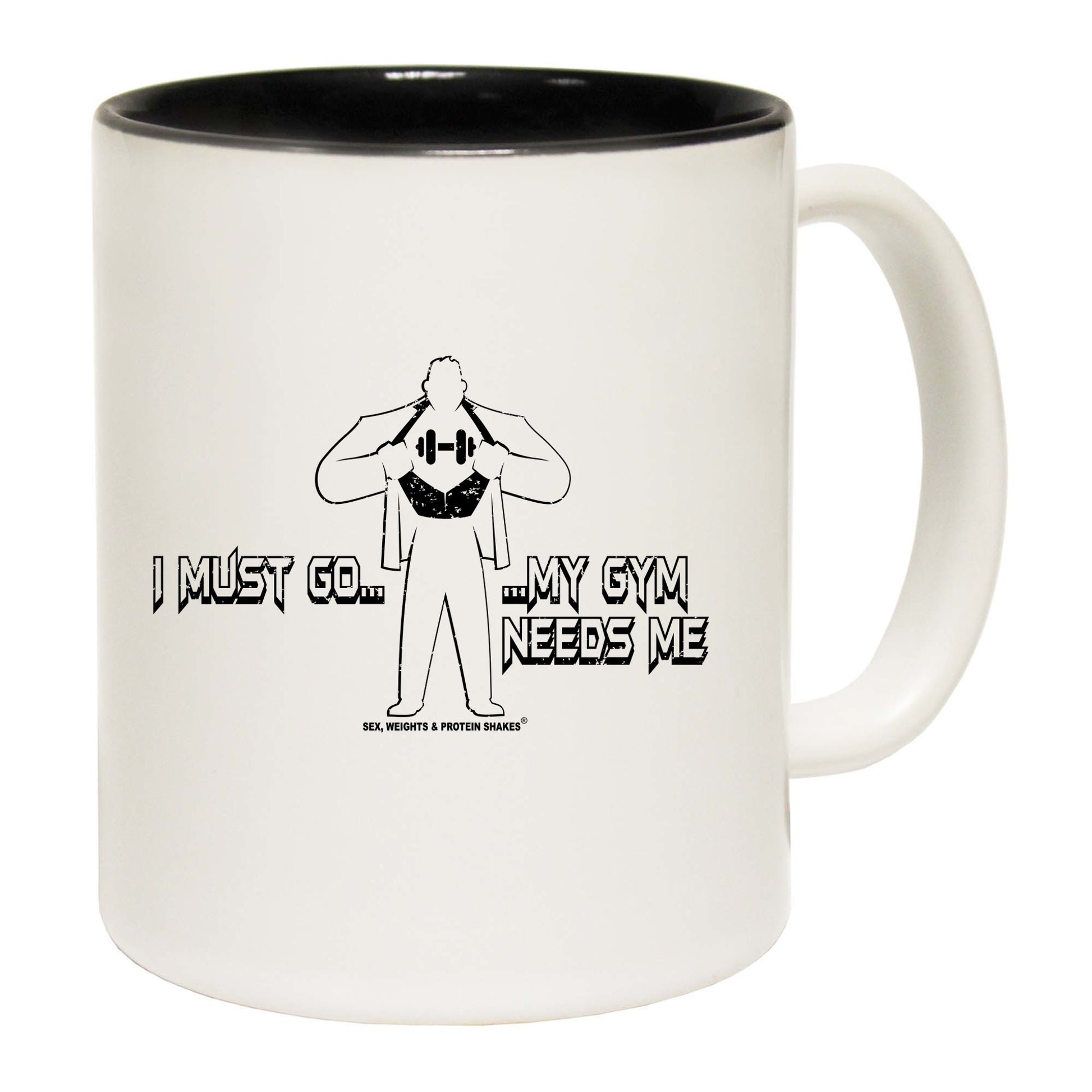 Swps I Must Go My Gym - Funny Coffee Mug