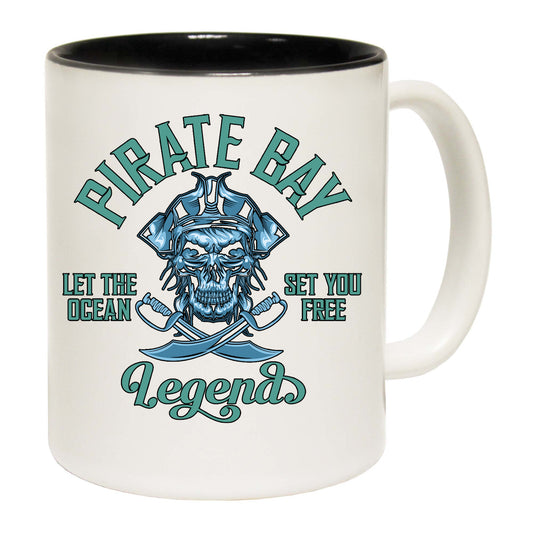 Pirate Bay Let The Ocean Set You Free - Funny Coffee Mug