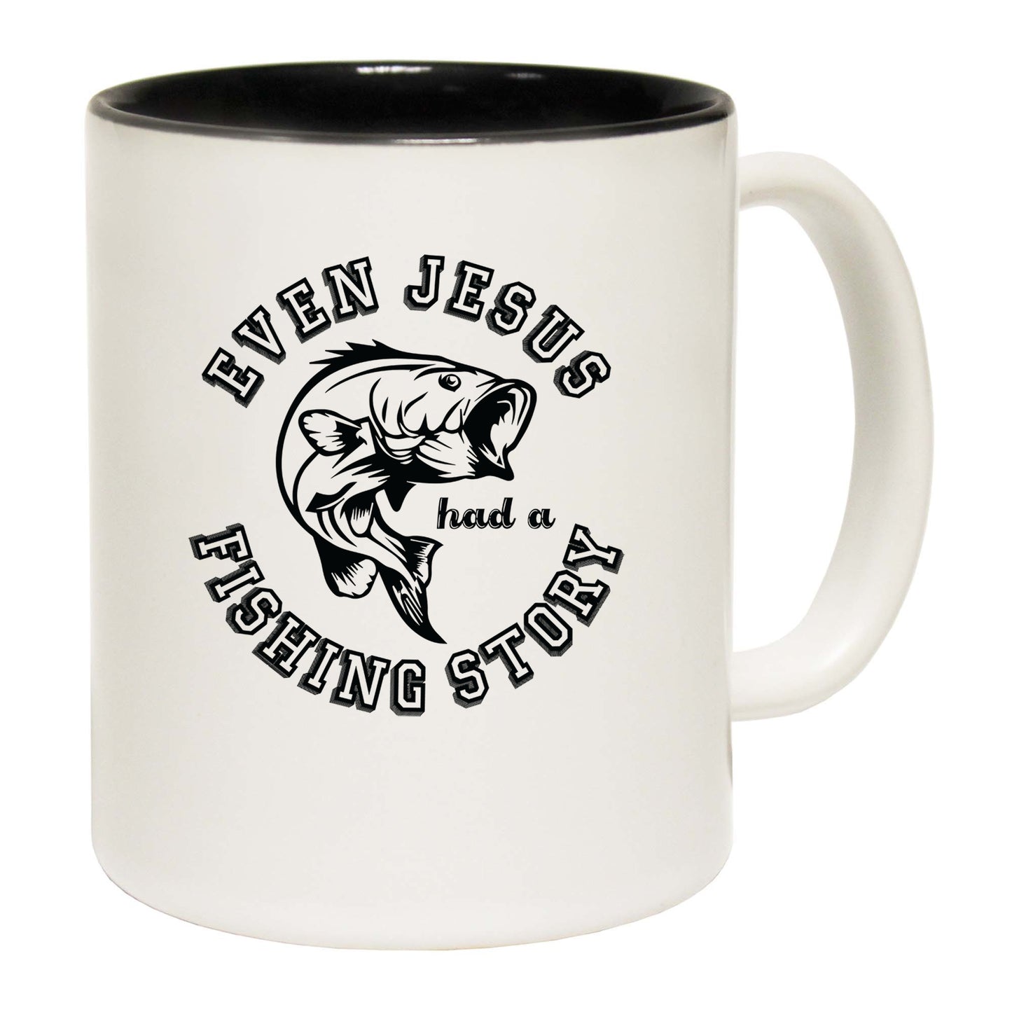 Even Jesus Has A Fishing Story Fish - Funny Coffee Mug