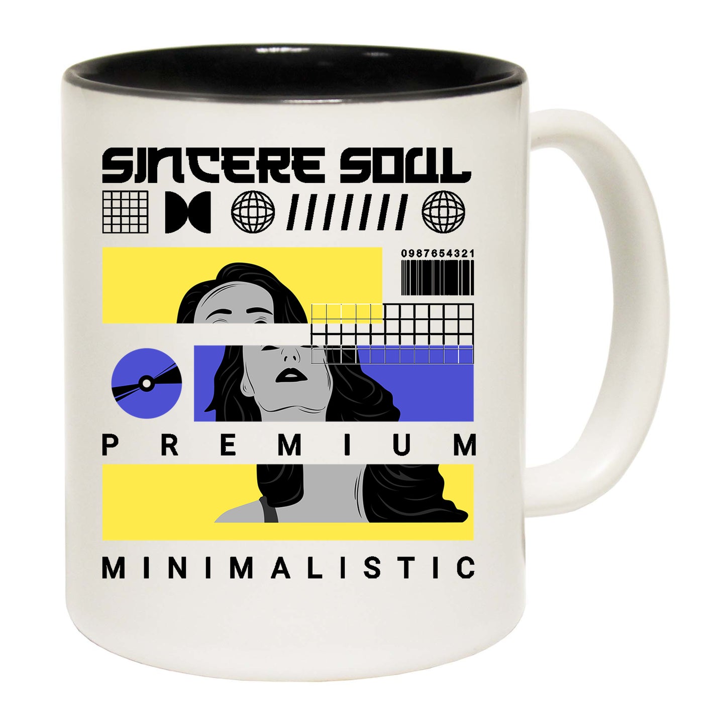 Sincere Soul Premium Minimalistic Fashion - Funny Coffee Mug