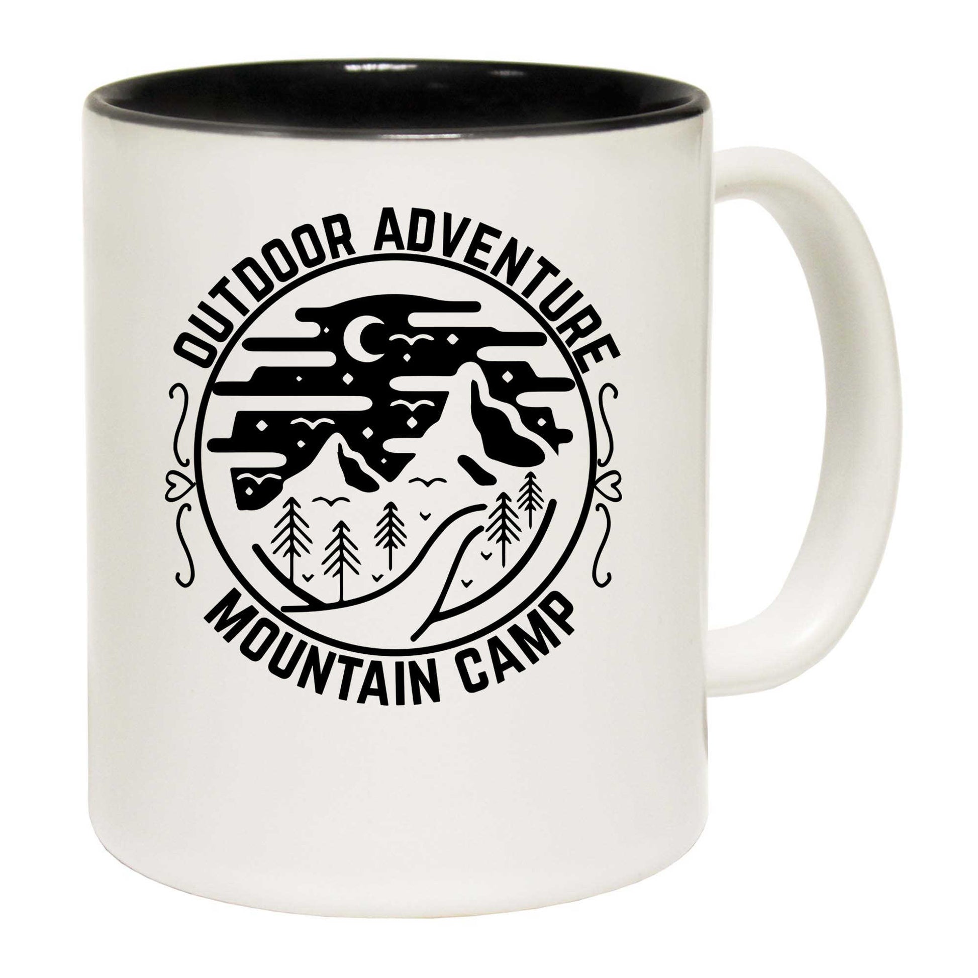 Outdoor Adventure Mountain Camp Climbing - Funny Coffee Mug