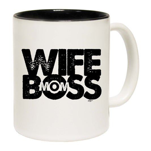 Wife Boss Mom - Funny Coffee Mug