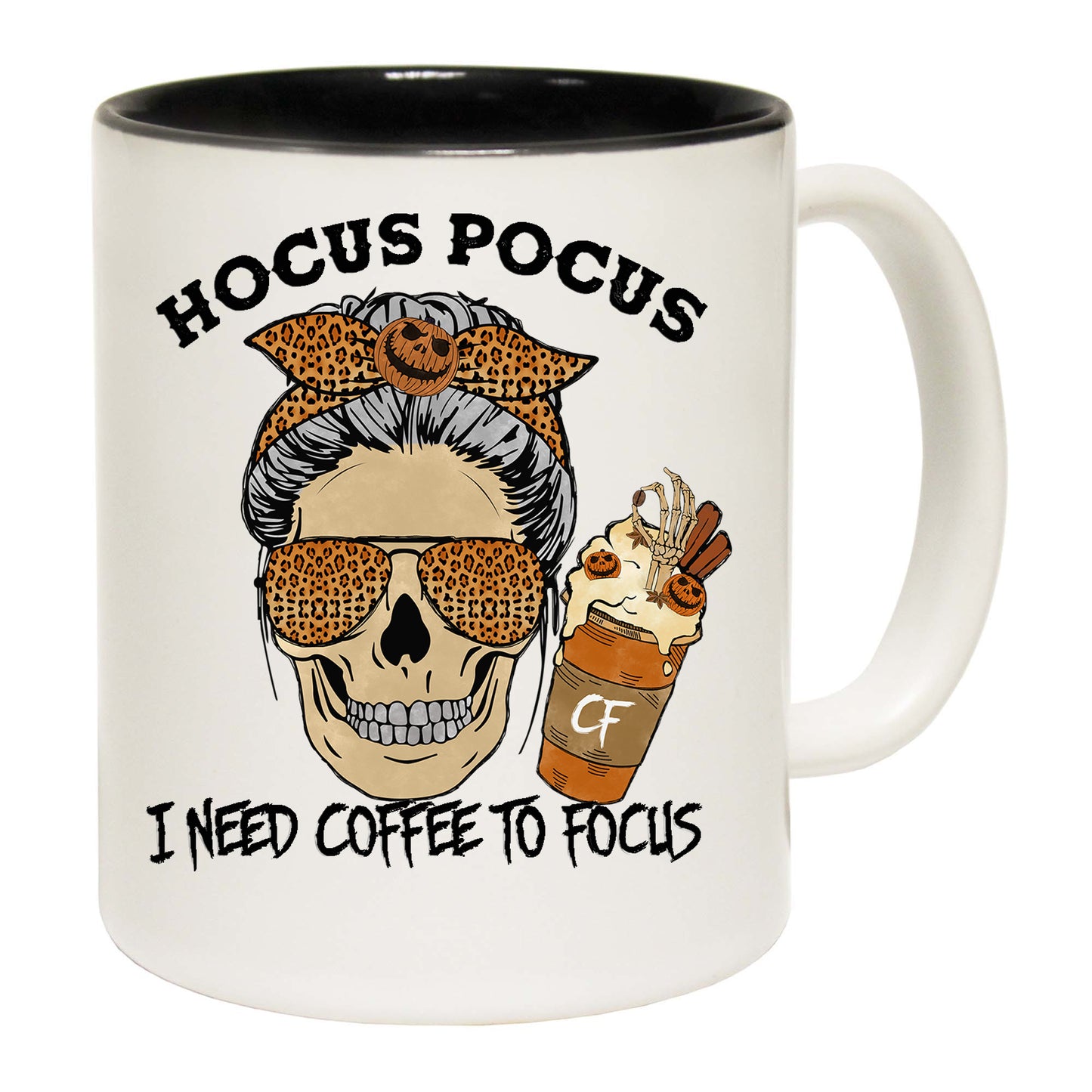 Hocus Pocus Need Coffe To Focus Halloween - Funny Coffee Mug