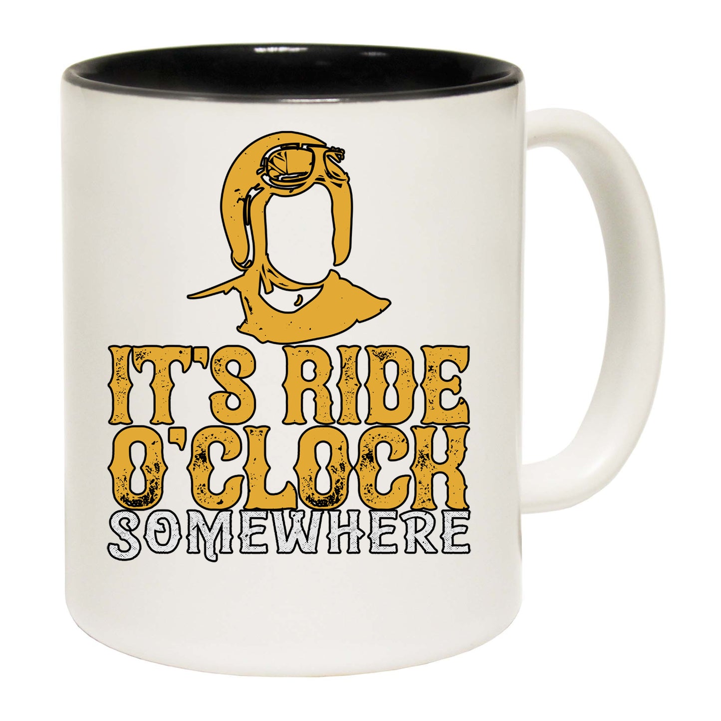 Its Ride Oclock Somwhere Motorbike Motorcycle - Funny Coffee Mug