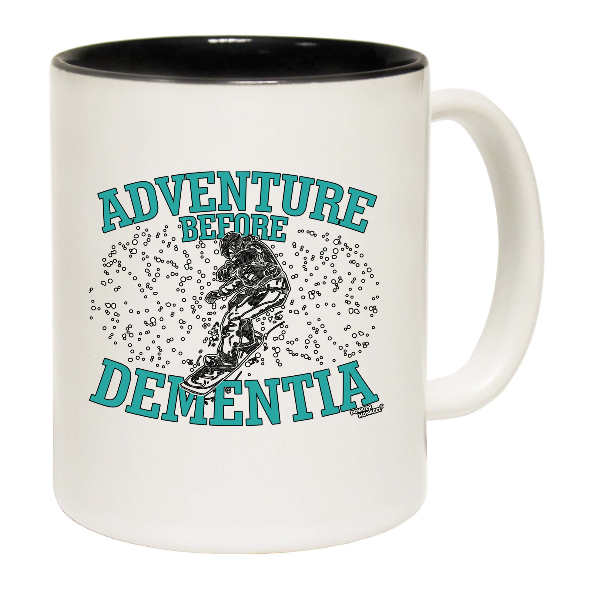 Pm Adventure Before Dementia Snowboard - Funny Coffee Mug