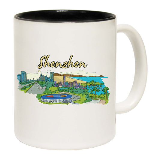 Shenzhen China Country Flag Destination - Funny Coffee Mug