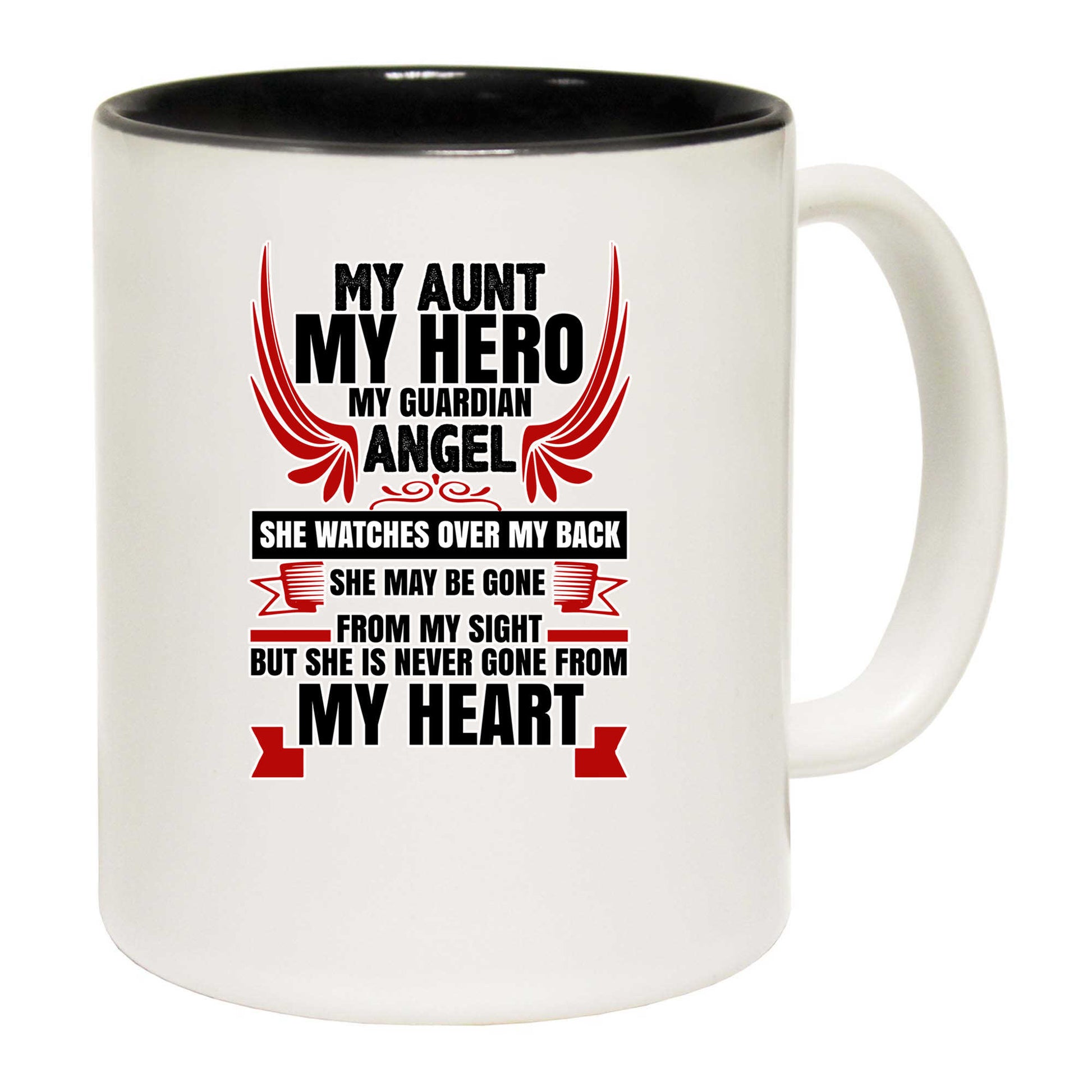 My Aunt My Hero My Guardian Angel Auntie - Funny Coffee Mug