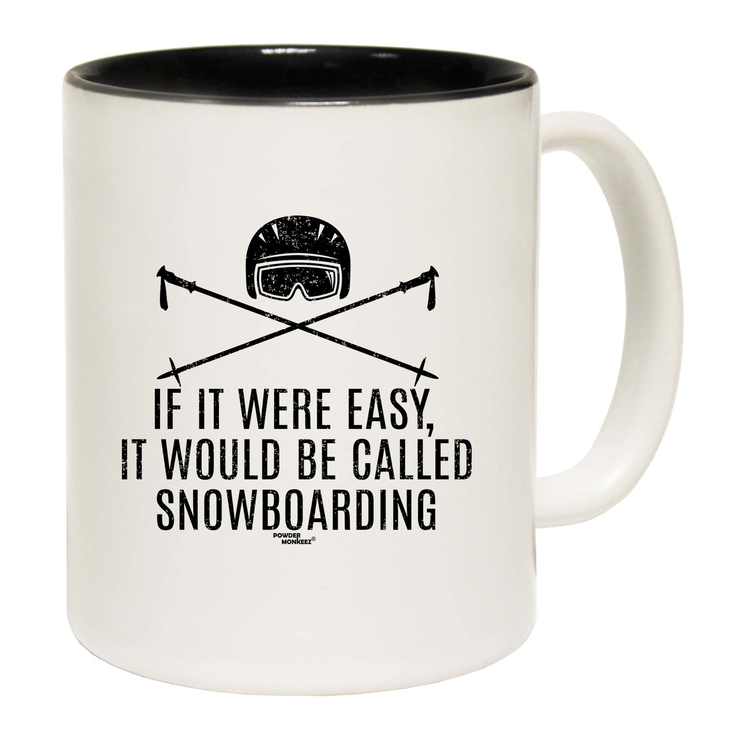 Pm If It Were Easy Called Snowboarding - Funny Coffee Mug