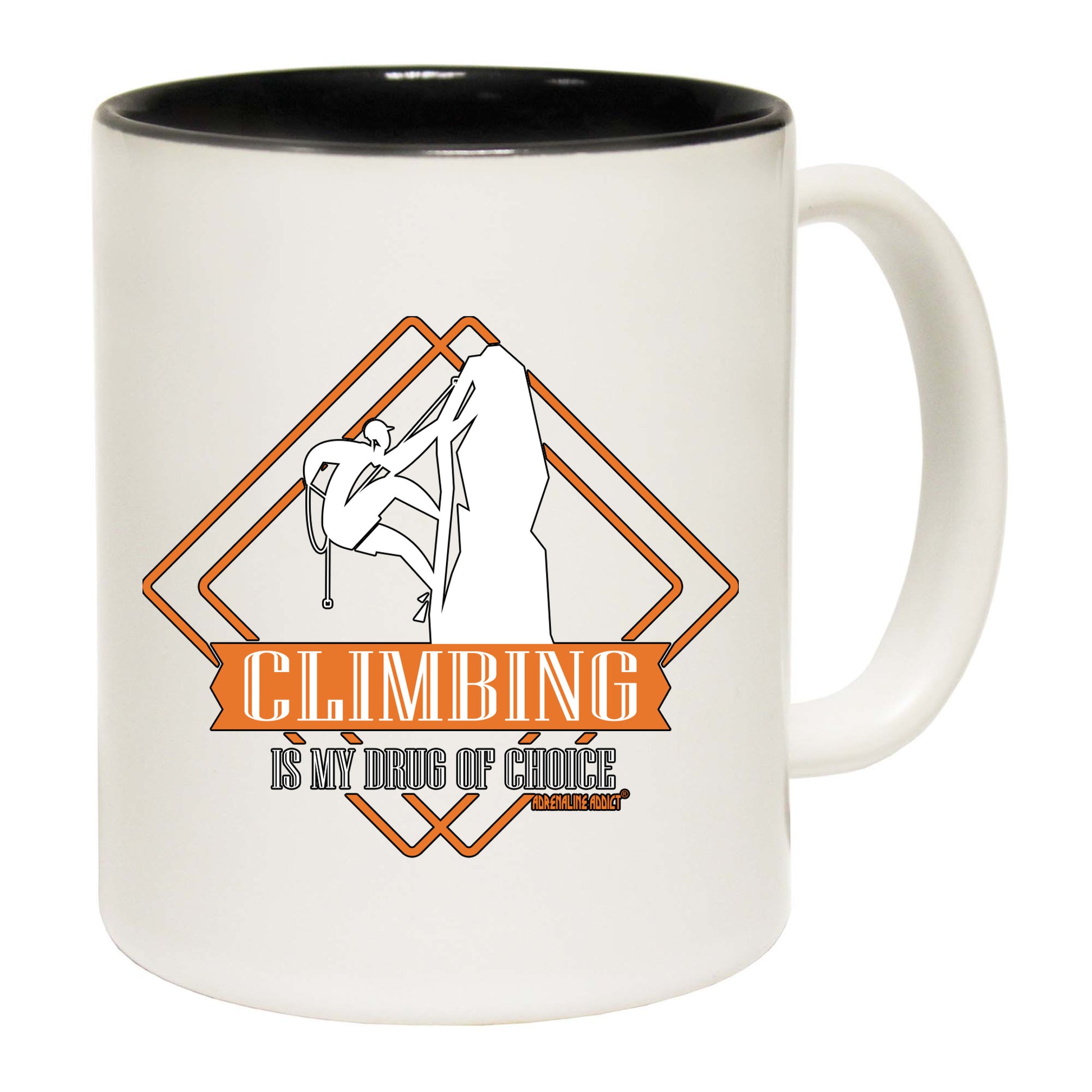 Aa Climbing Is My Drug Of Choice - Funny Coffee Mug