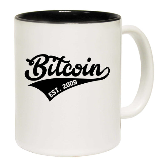 Bitcoin Est 2009 Crypto Currency Trader Investor - Funny Coffee Mug