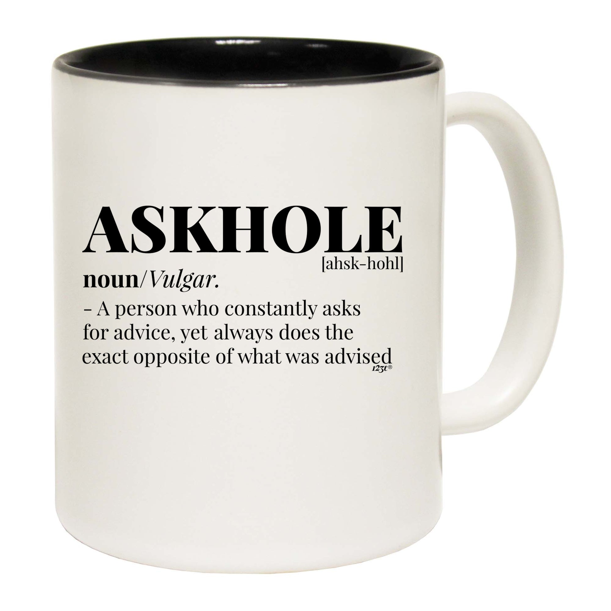 Askhole Noun - Funny Coffee Mug