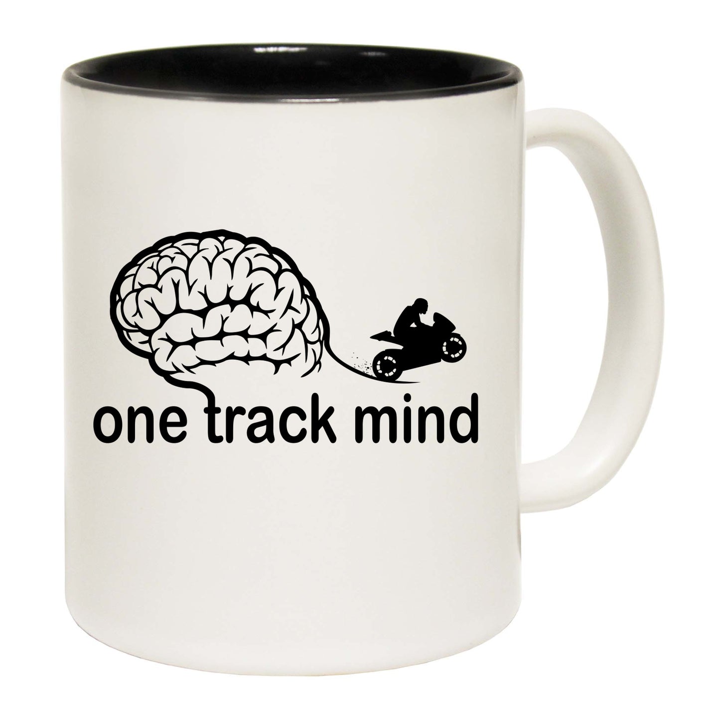 One Track Mind Superbike Motorbike - Funny Coffee Mug