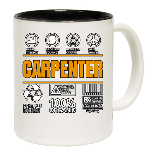 Carpenter Sarcastic Humour - Funny Coffee Mug