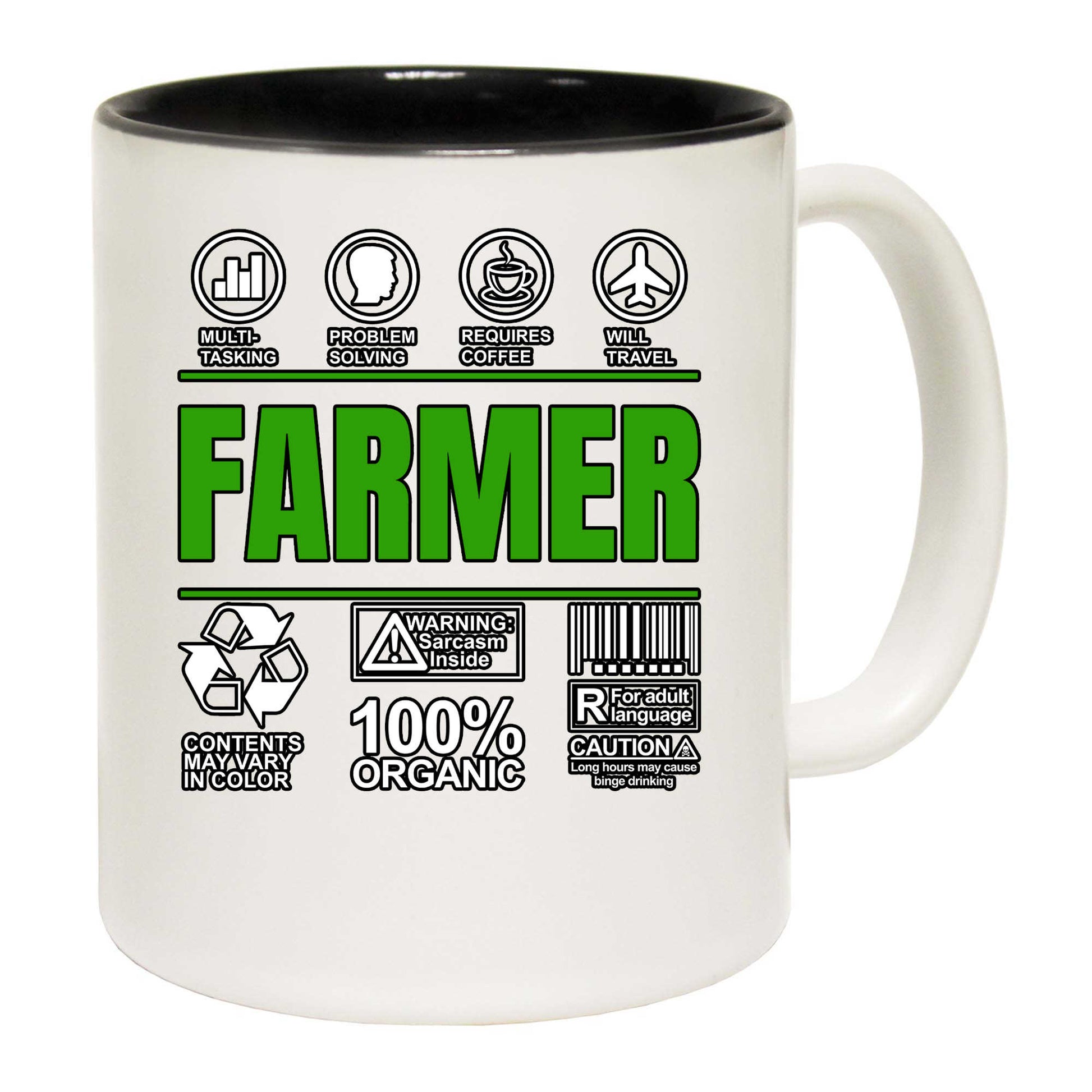 Farmer  Sarcastic Humour - Funny Coffee Mug