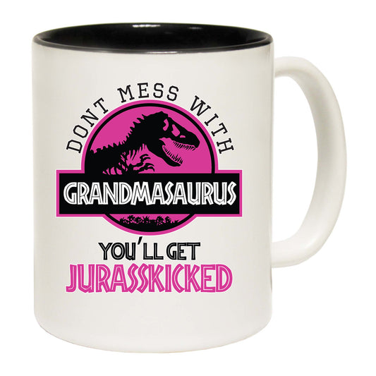 Dont Mess With Grandma Nana Dinosaur Dino - Funny Coffee Mug