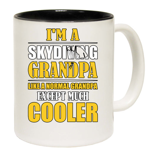 Skydiving Grandpa Much Cooler - Funny Coffee Mug