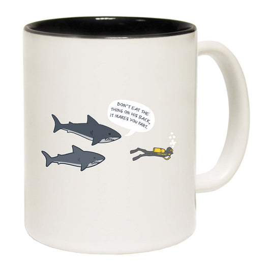 Ow Dont Eat The Thing Back - Funny Coffee Mug