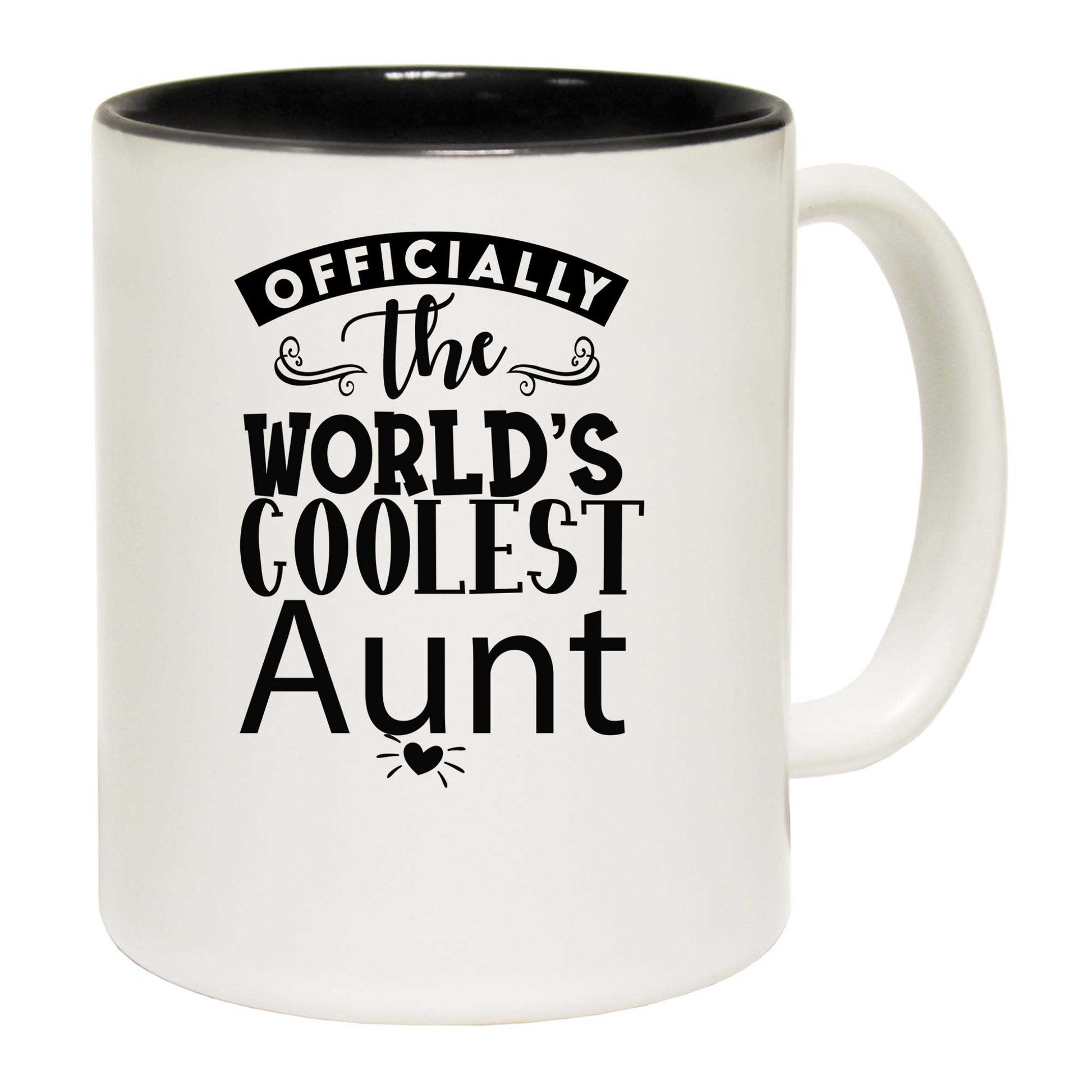 Officially The Worlds Coolest Aunt Auntie - Funny Coffee Mug