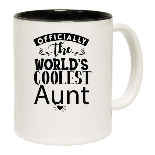 Officially The Worlds Coolest Aunt Auntie - Funny Coffee Mug