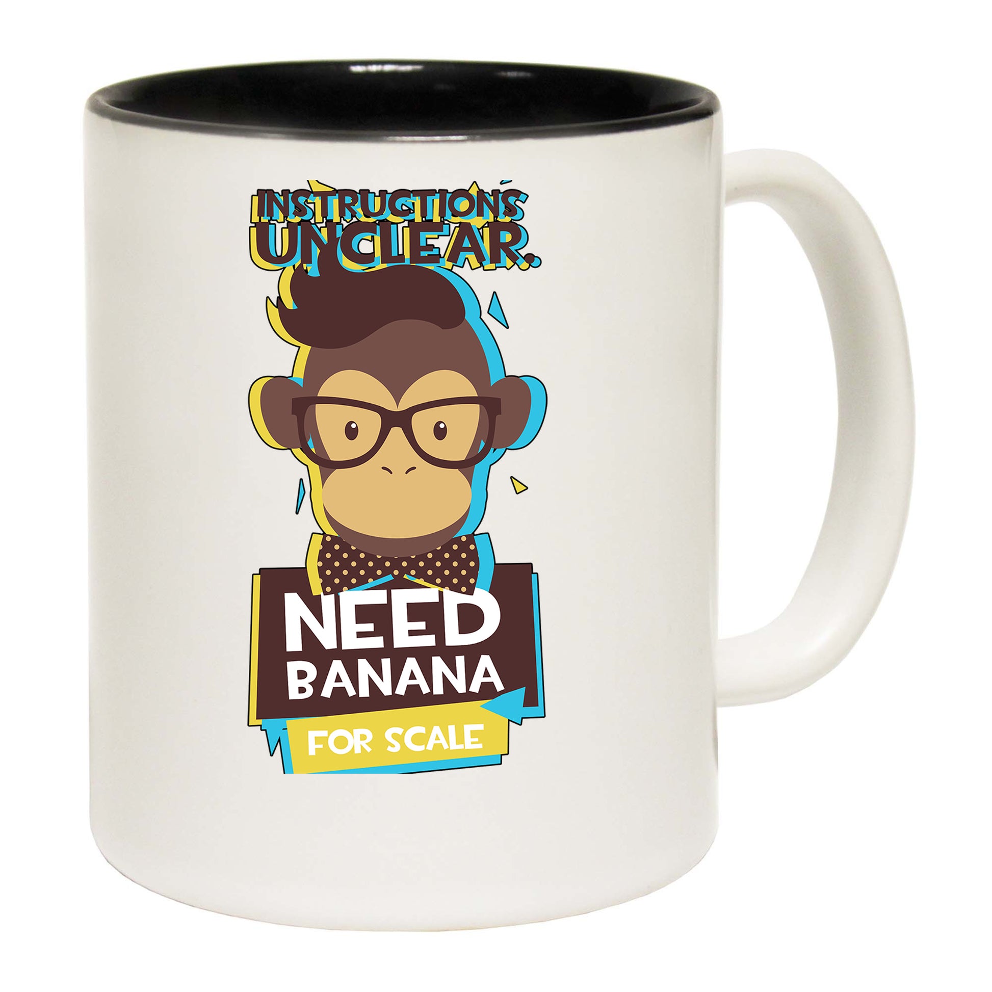 Instructions Unclear Monkey Need Banana - Funny Coffee Mug