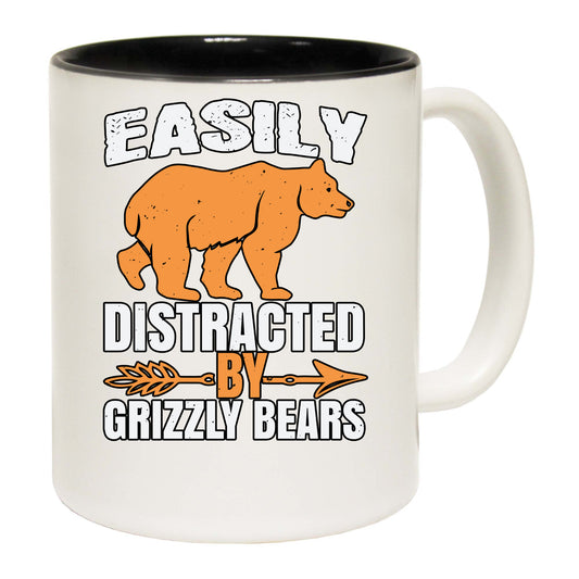 Bears Easily Distracted By Grizzly Bears - Funny Coffee Mug