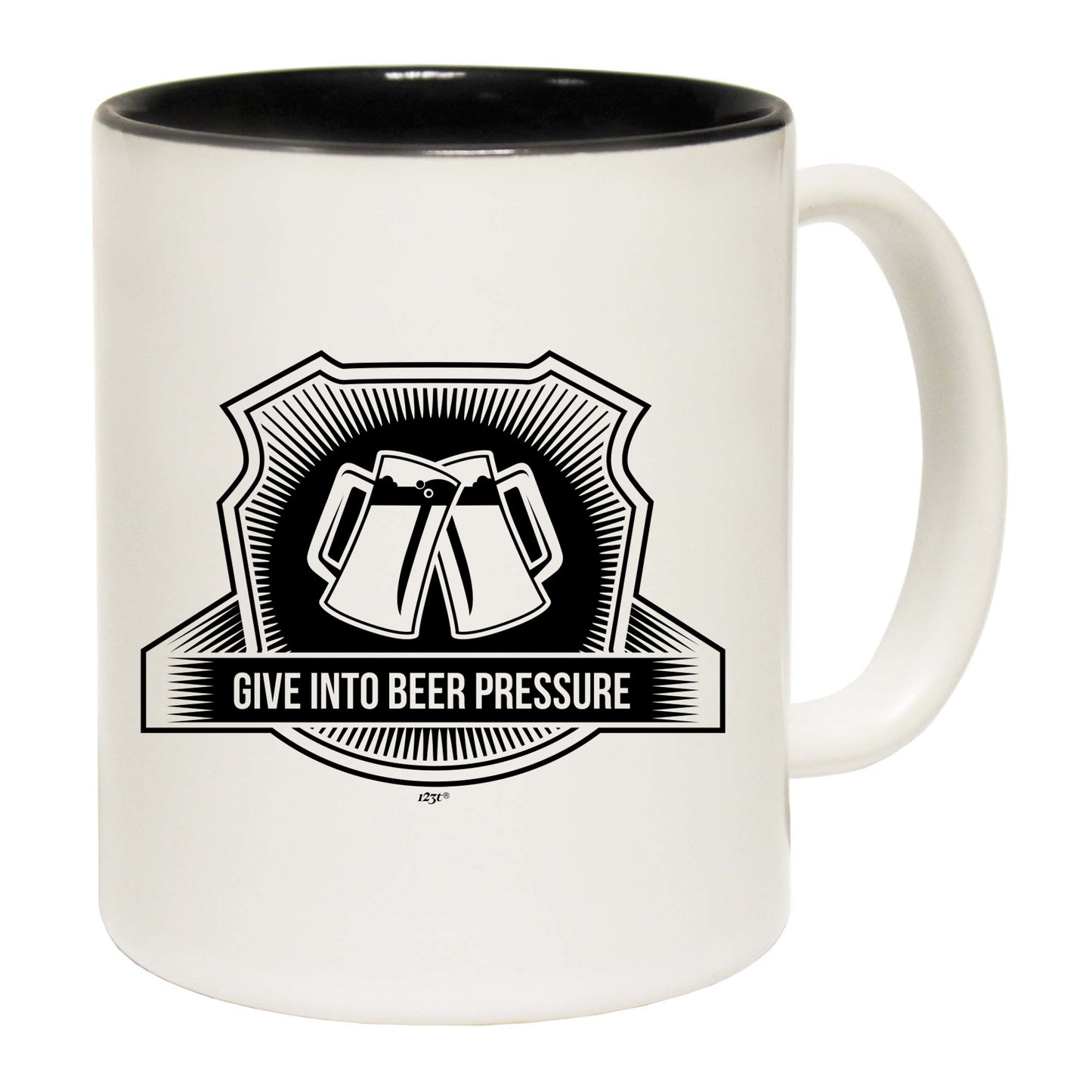 Give In To Beer Pressure - Funny Coffee Mug