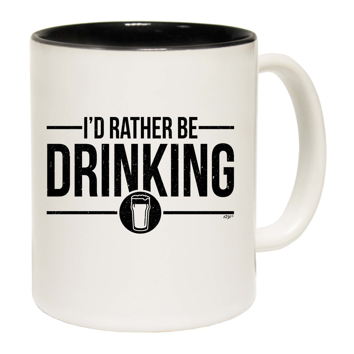 Id Rather Be Drinking - Funny Coffee Mug