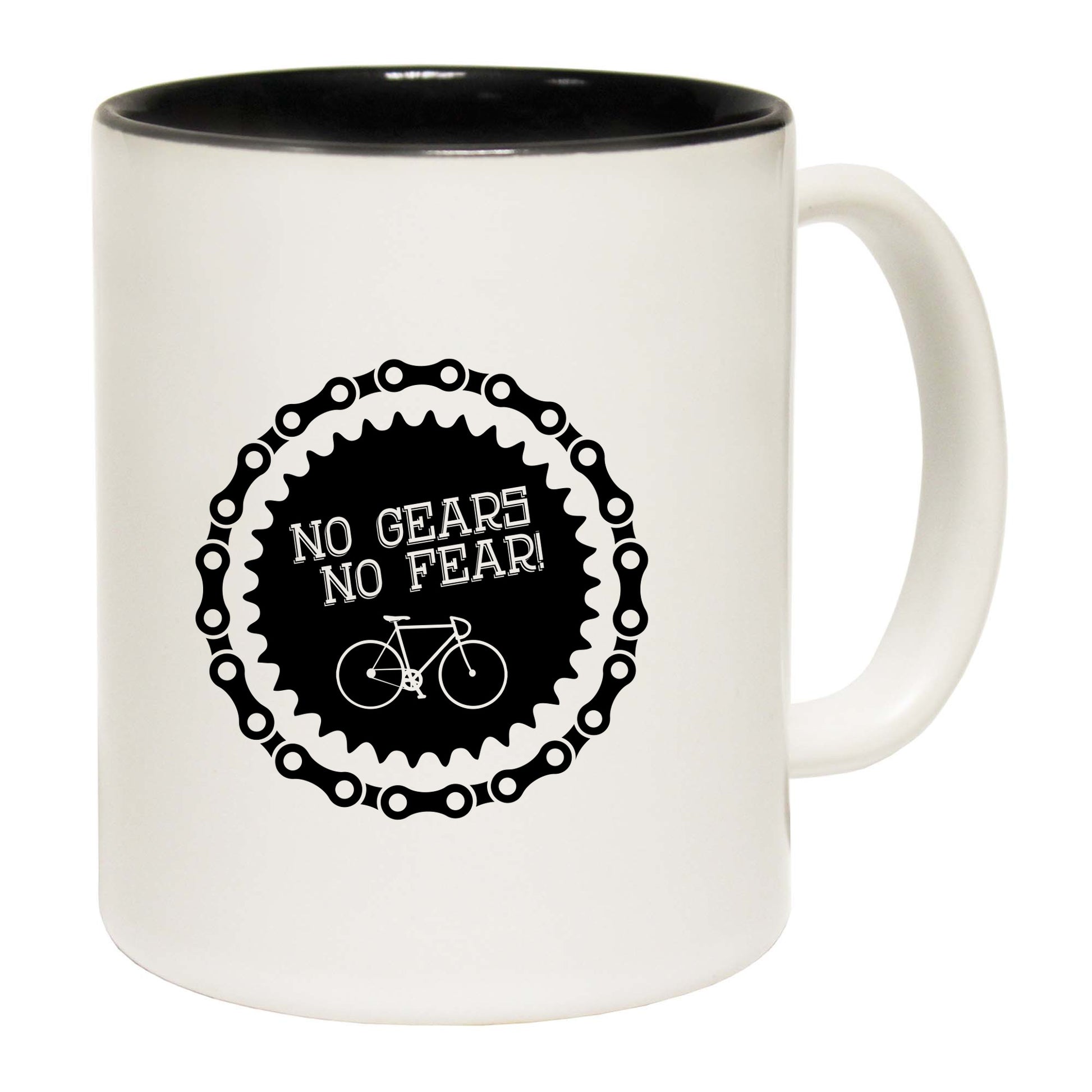 Rltw No Gears No Fear - Funny Coffee Mug