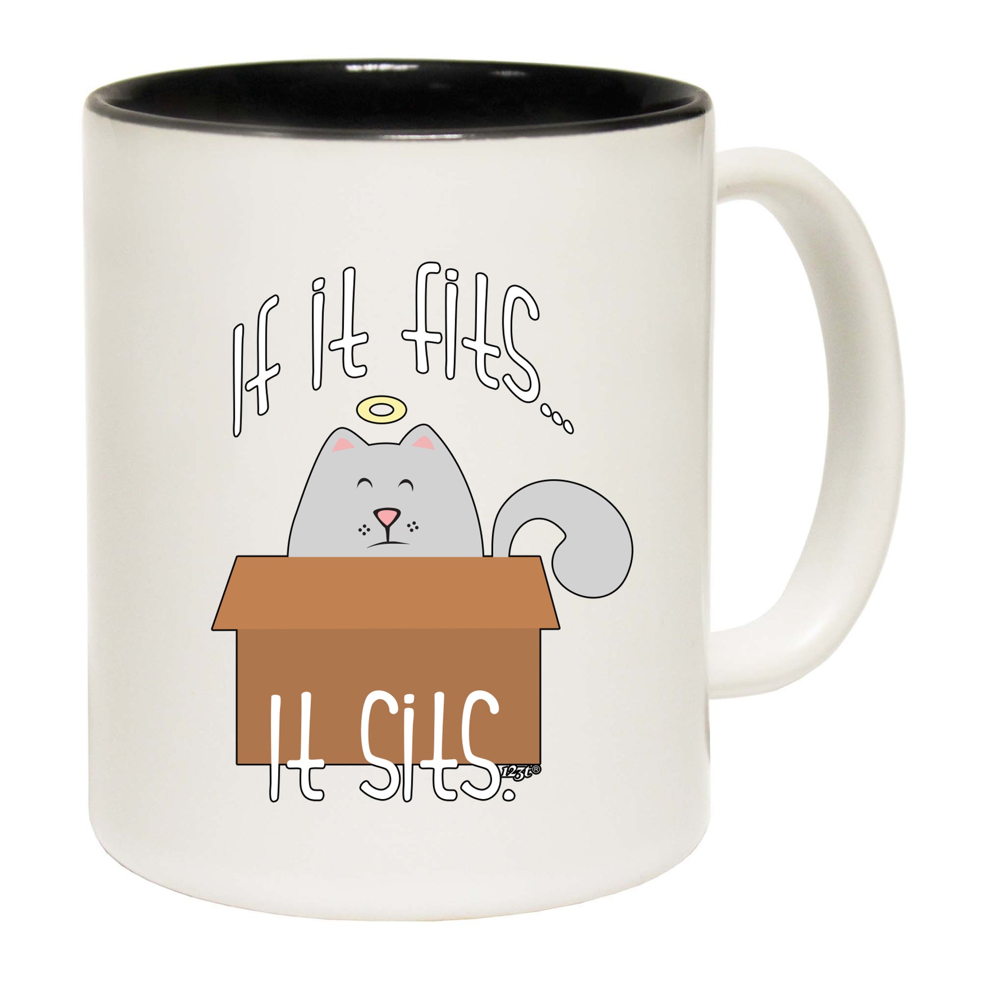 If It Fits It Sits - Funny Coffee Mug